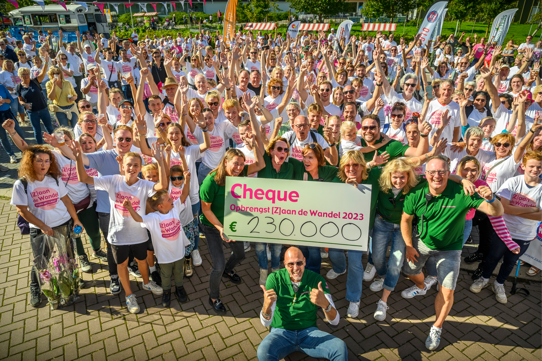 11e editie [Z]aan de Wandel bereikt een recordbedrag van € 230.000!