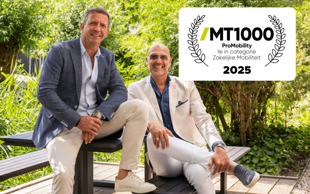 ProMobility op de eerste plaats in MT1000 Zakelijke Mobiliteit